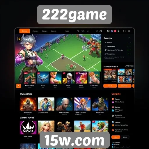 Facilidade de navegação e usabilidade do site 222game